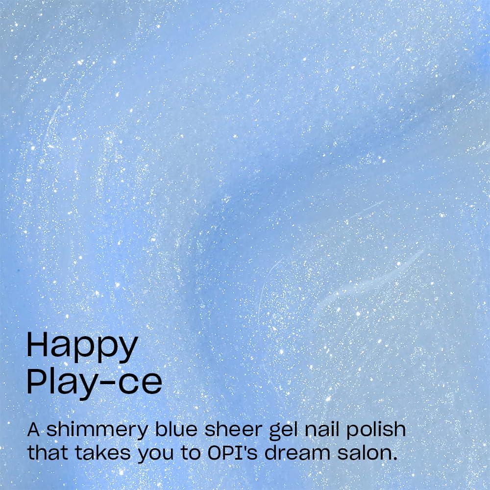 imageOPI GelColor LED Cure Gel Nail Polish Blue amp Green Shades SalonQuality Shine LongLasting Wear Easily Soak Off Removal Vegan amp HEMA Free 05 Fl OzHappy Playce SemiSheer Soft Blue Shimmer