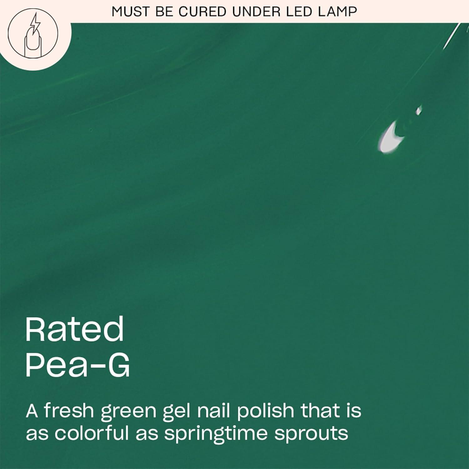 imageOPI GelColor LED Cure Gel Nail Polish Blue amp Green Shades SalonQuality Shine LongLasting Wear Easily Soak Off Removal Vegan amp HEMA Free 05 Fl OzRated PeaG Opaque Cool Green