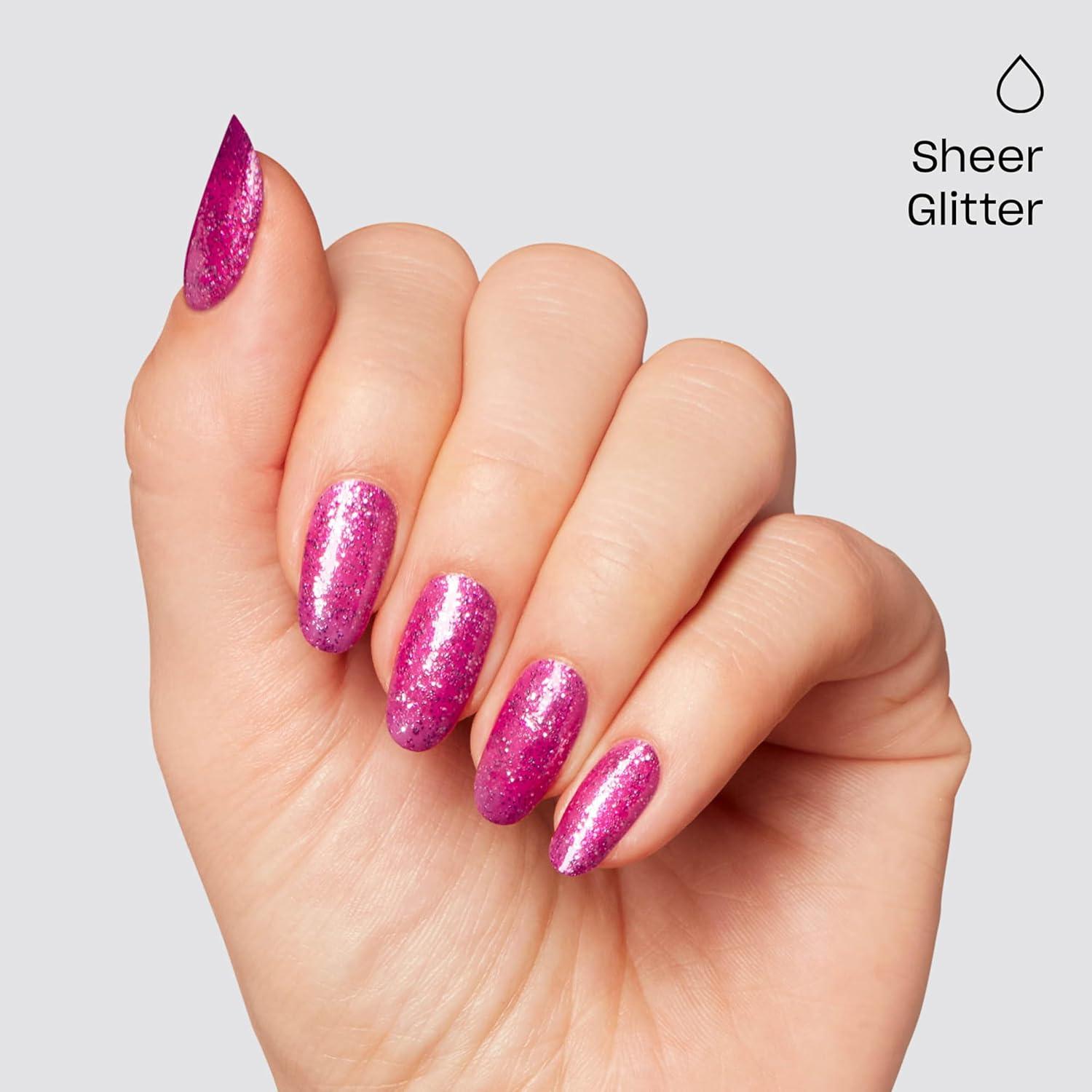 imageOPI Infinite Shine Nail Polish Colors SemiSheer Sheer Bright Opaque amp Shimmer Winter Shades Long Lasting Wear Good Enough to Treat Collection Holiday 2025Candy 4 My Sweet Tart Sheer Bright Fuchsia Pink Shimmer