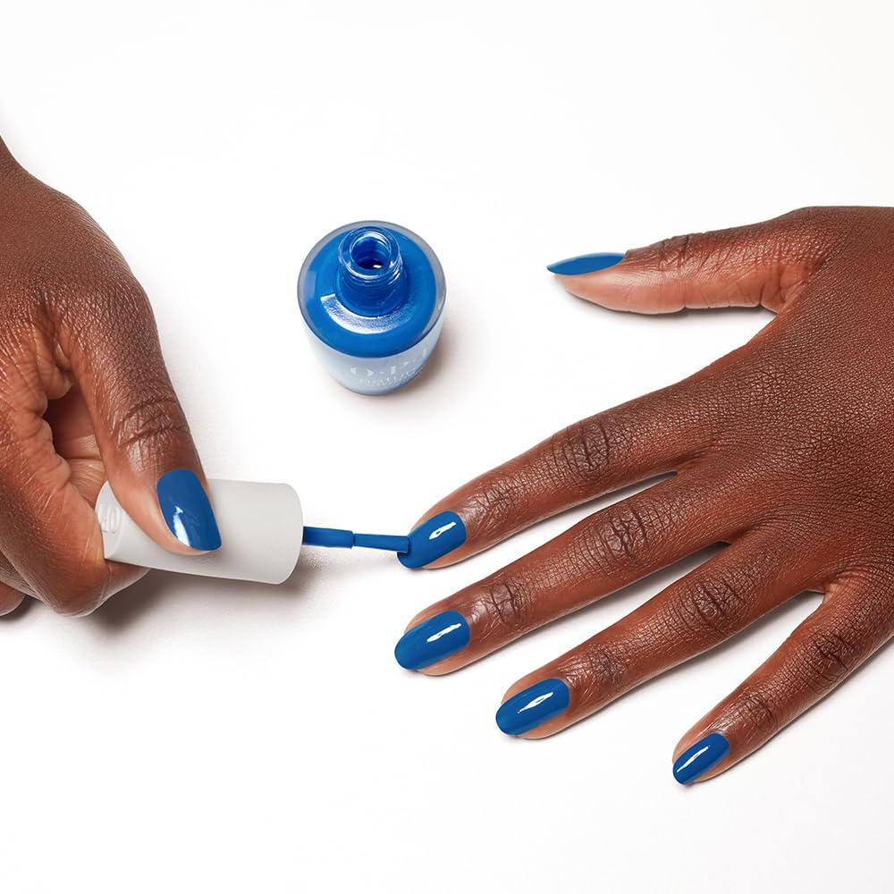 imageOPI Nature Strong Natural Origin 3Step System Botanical Base Coat Top Coat and Various Nail Polish Colors High Shine Color Protection EcoFriendly Plant Based Vegan amp Cruelty FreeShore is Something