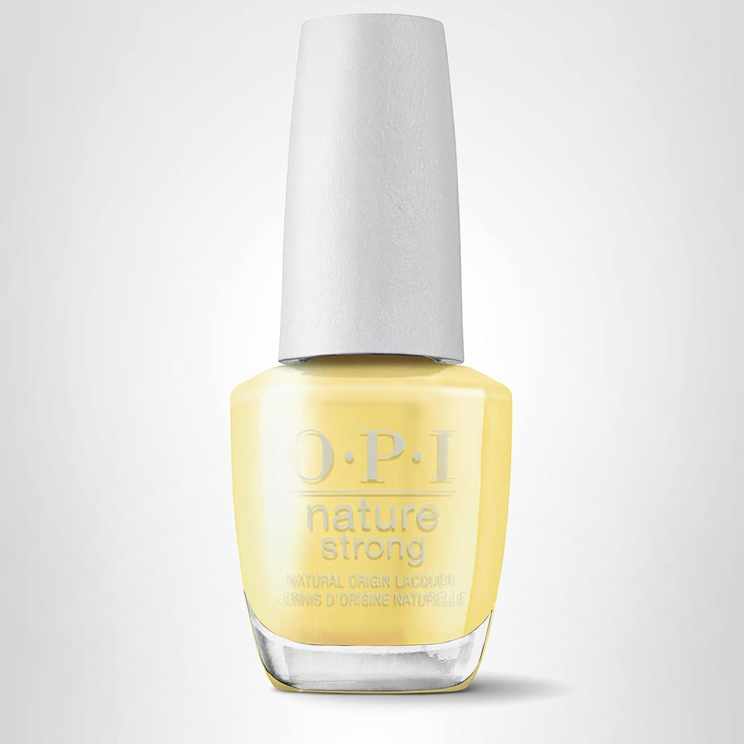 imageOPI Nature Strong Natural Origin 3Step System Botanical Base Coat Top Coat and Various Nail Polish Colors High Shine Color Protection EcoFriendly Plant Based Vegan amp Cruelty FreeMake My Daisy