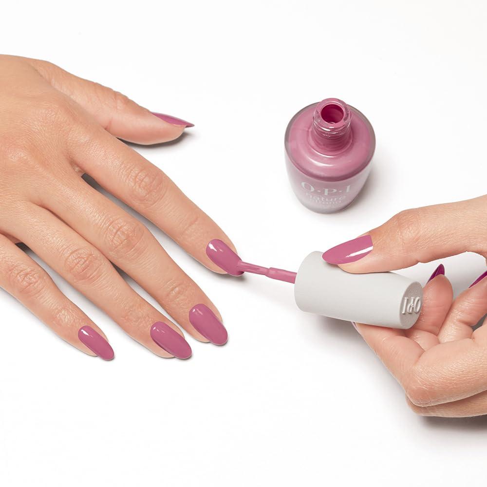 imageOPI Nature Strong Natural Origin 3Step System Botanical Base Coat Top Coat and Various Nail Polish Colors High Shine Color Protection EcoFriendly Plant Based Vegan amp Cruelty FreeKnowledge is Flower