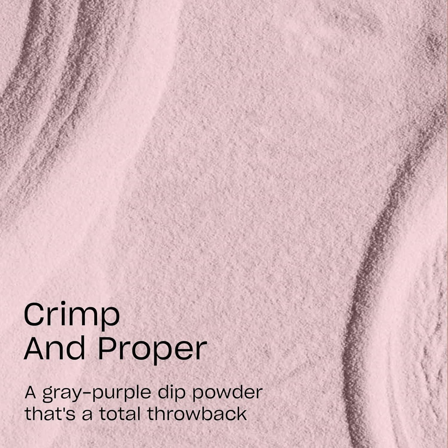 imageOPI Powder Perfection Nail Dipping PowderCrimp and Proper Opaque Cool Neutral Purple