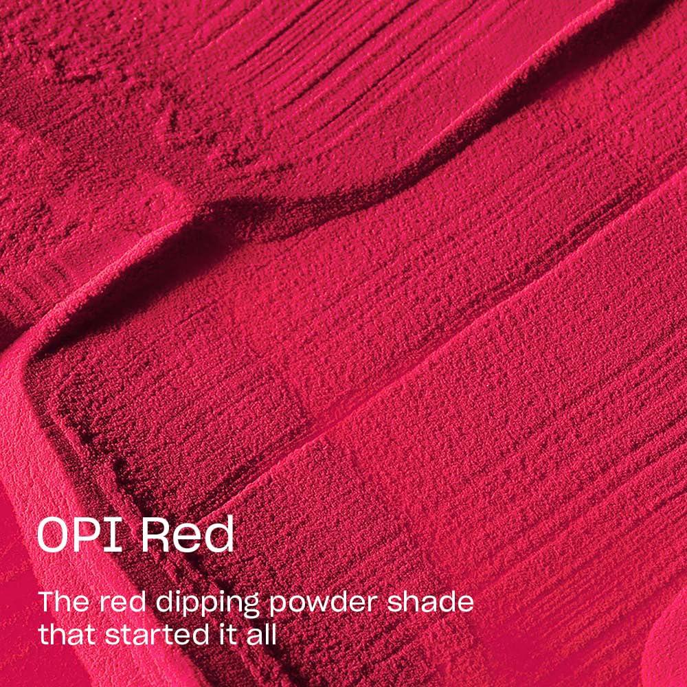 imageOPI Powder Perfection Youve Got that Glasglow Opaque Dark Beige Crme Nail Dipping Powder Scotland CollectionOPI Red