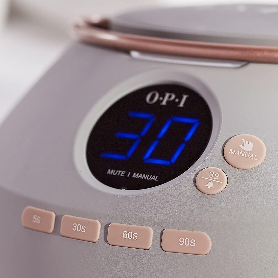 imageOPI Star Light Gel Lamp 30 Premium LED Lamp for Gel Nails Drop Resistant Uniform Curing With Hand Plate amp Adaptor CordGel Lamp with Hand Plate Adaptor