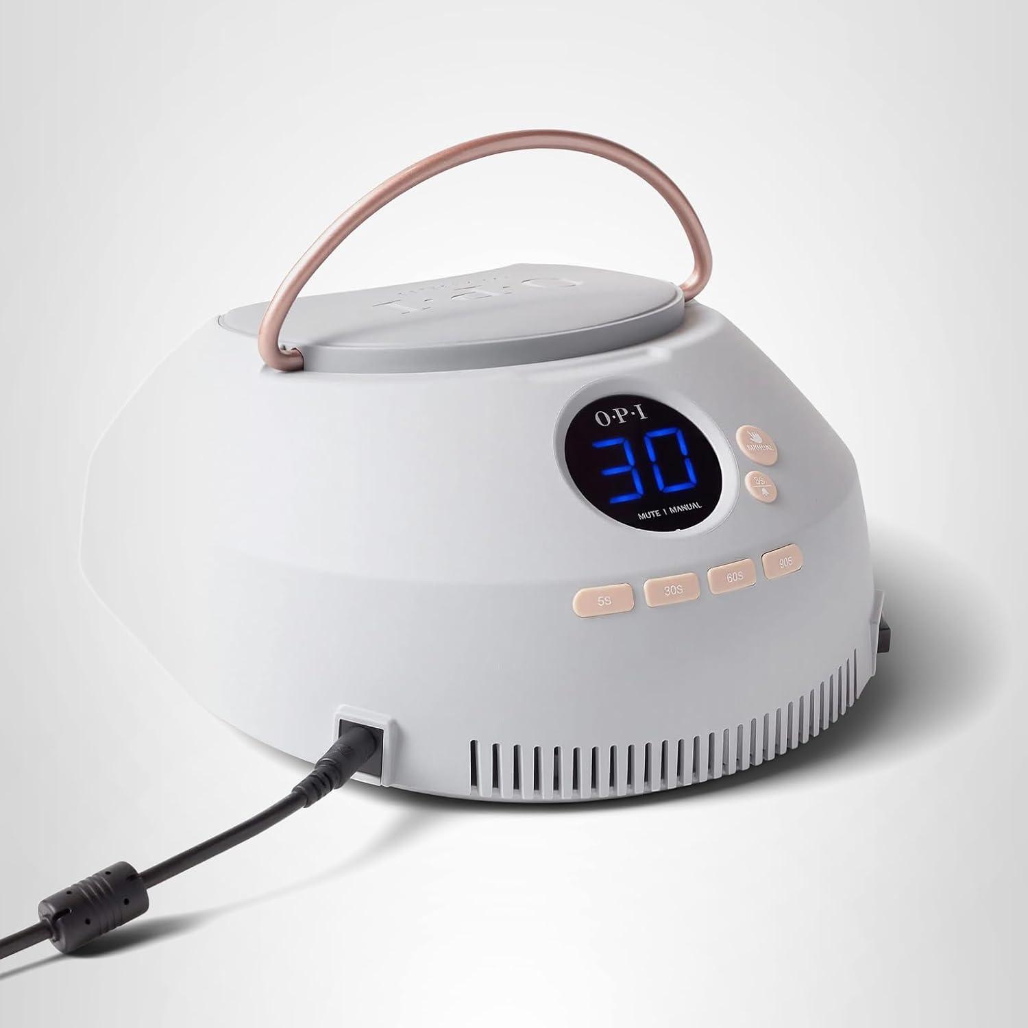 imageOPI Star Light Gel Lamp 30 Premium LED Lamp for Gel Nails Drop Resistant Uniform Curing With Hand Plate amp Adaptor CordGel Lamp with Hand Plate Adaptor