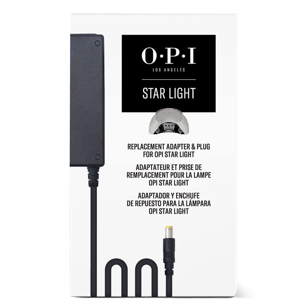 imageOPI Star Light Gel Lamp 30 Premium LED Lamp for Gel Nails Drop Resistant Uniform Curing With Hand Plate amp Adaptor CordReplacement Adaptor