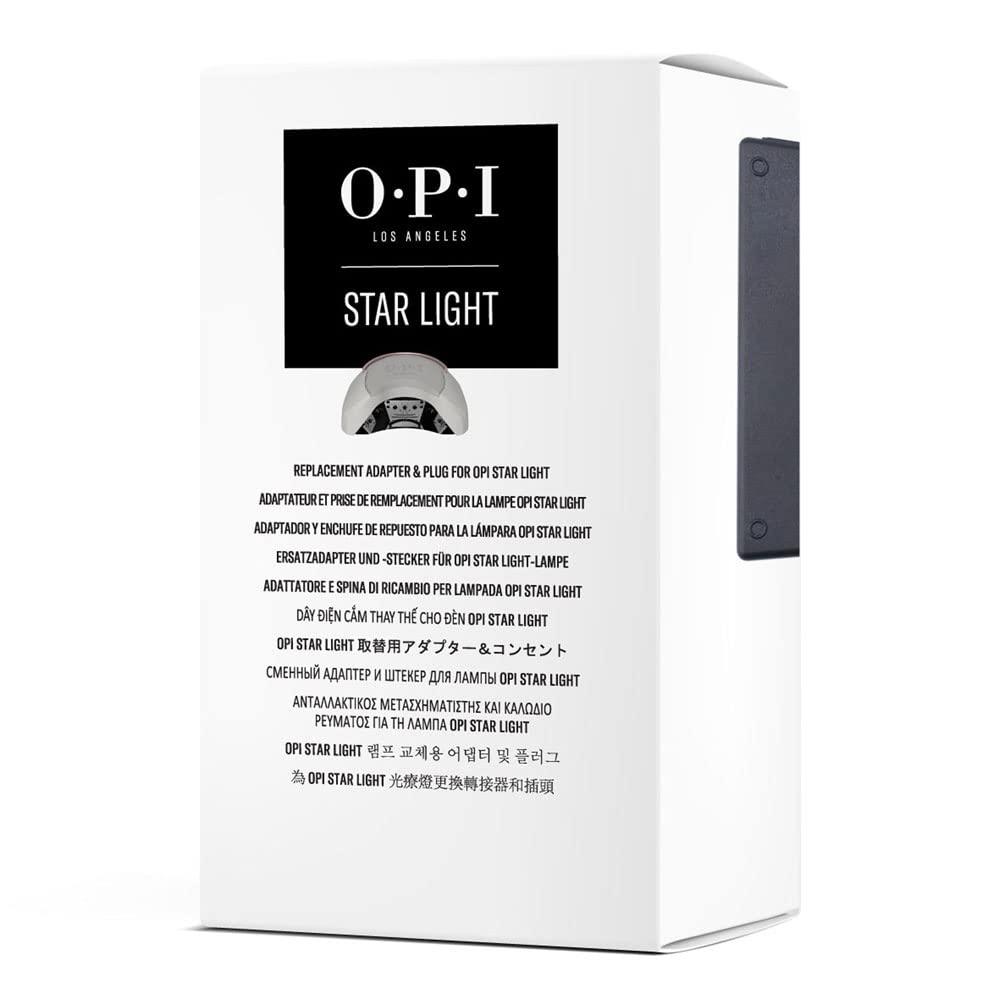 imageOPI Star Light Gel Lamp 30 Premium LED Lamp for Gel Nails Drop Resistant Uniform Curing With Hand Plate amp Adaptor CordReplacement Adaptor