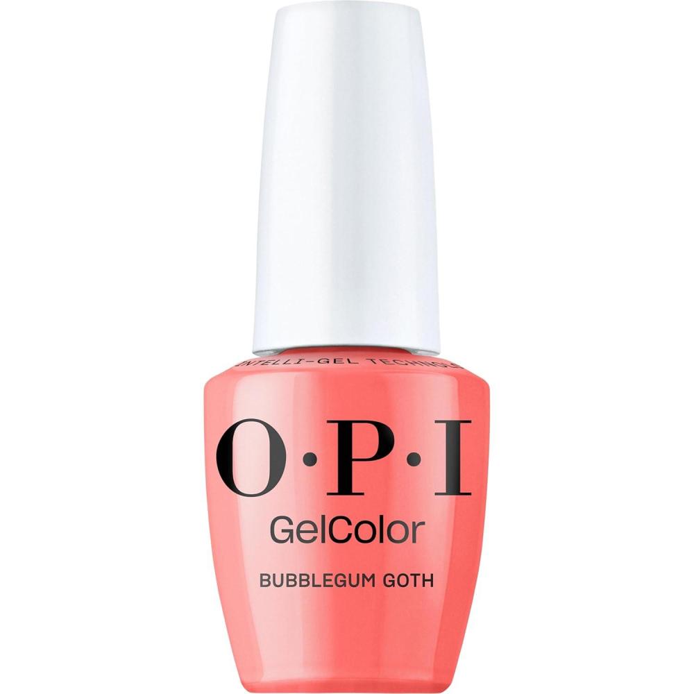 imageOPI GelColor Opaque Crme and Sheer Shades Long Lasting UV Cure Gel Nail Polish with High Shine Vegan amp HEMA Free Whats Your Manitude Fall 2025Bubblegum Goth Opaque Bright Warm Pink
