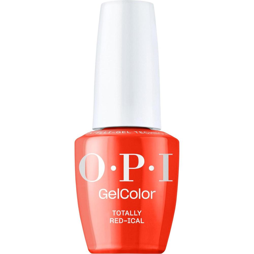 imageOPI GelColor  Opaque Crme and Sheer Shades  Long Lasting UV Cure Gel Nail Polish with High Shine  Vegan amp HEMA Free  Whats Your Manitude  Fall 2025Totally Redical  Opaque Bright Warm OrangeRed