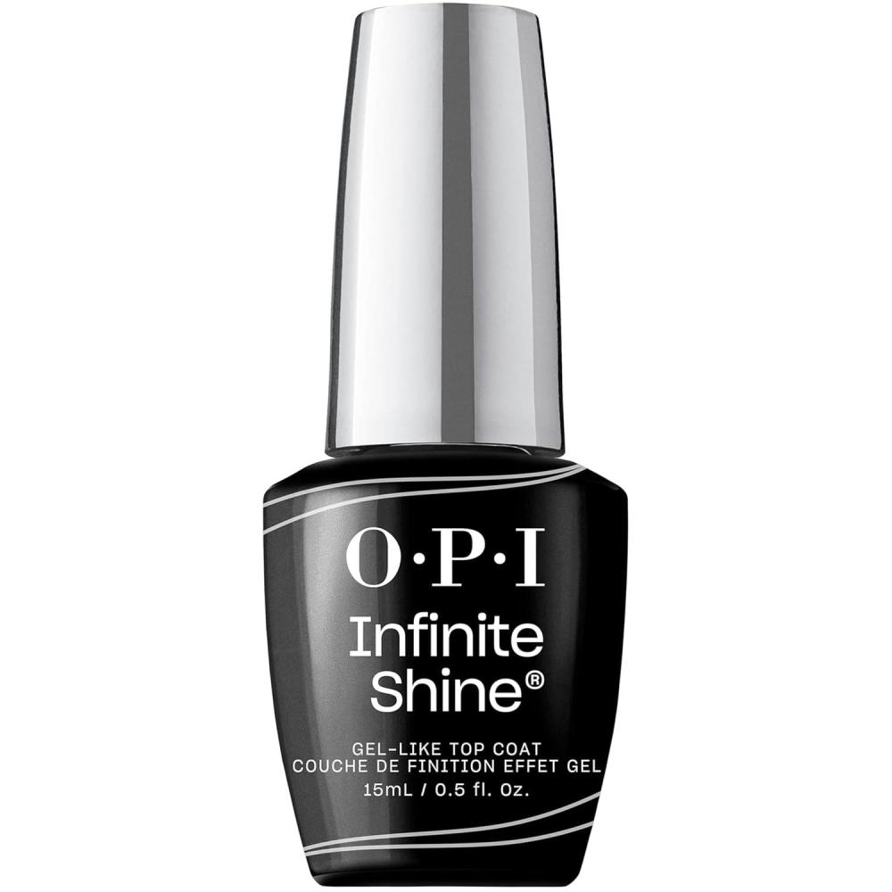 imageOPI Infinite Shine Long Wear Nail Polish  Clear Gel Like Nail Polish Base Coat amp Top Coat  Vegan Long Lasting Protects NailsInfinite Shine Top Coat
