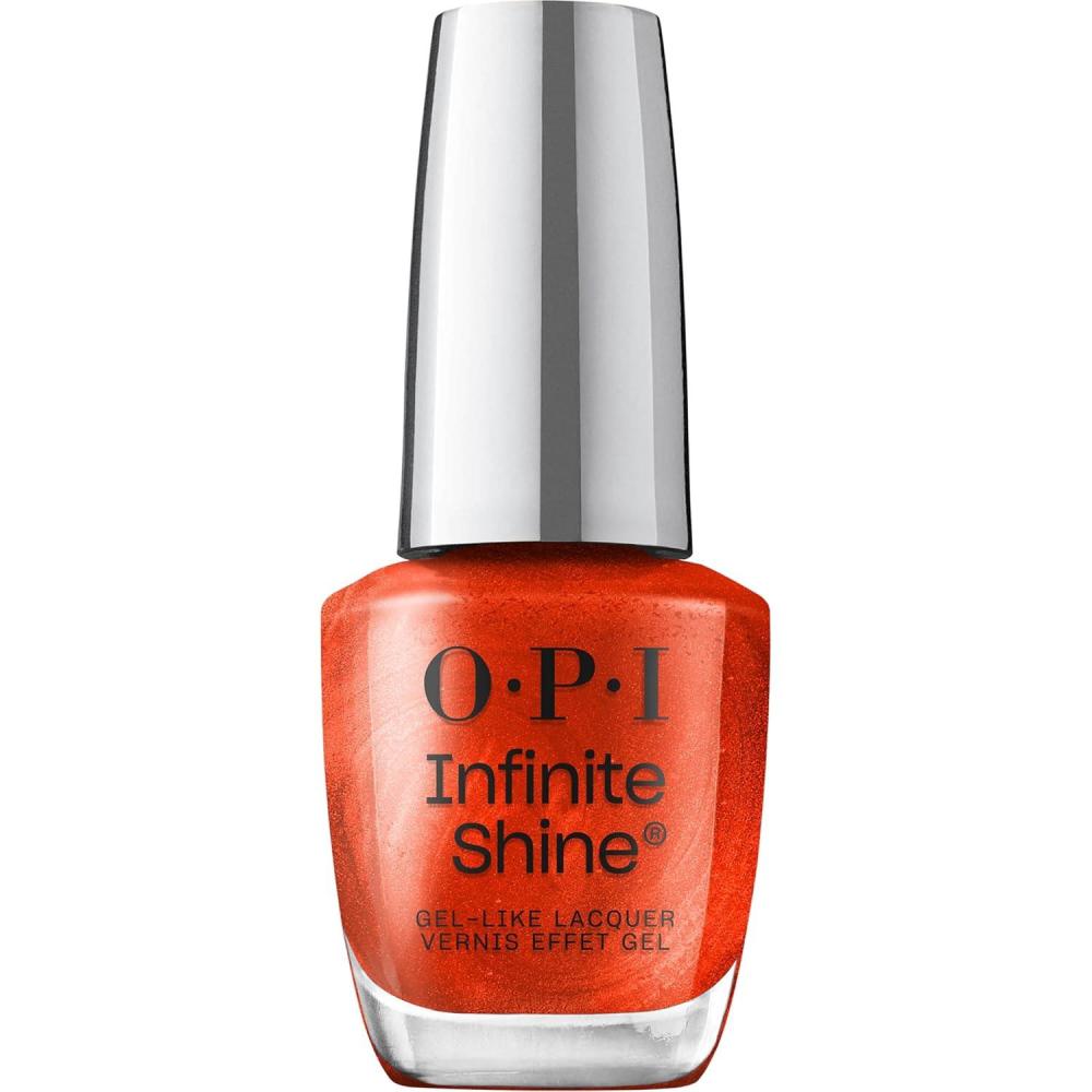 imageOPI Infinite Shine Nail Polish Colors  SemiSheer Sheer Bright Opaque amp Shimmer Winter Shades  Long Lasting Wear  Good Enough to Treat Collection  Holiday 2025Im a Natural Gingerbread  Opaque Bright Warm Dark Orange Shimmer