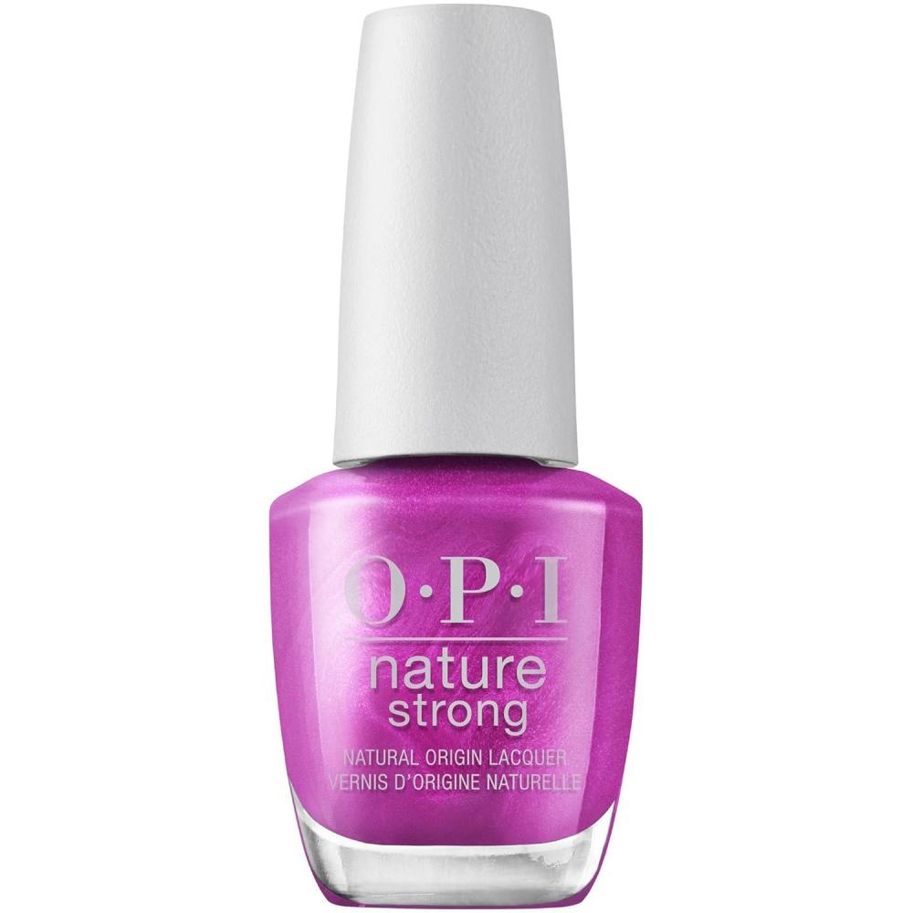 imageOPI Nature Strong Natural Origin 3Step System Botanical Base Coat Top Coat and Various Nail Polish Colors High Shine Color Protection EcoFriendly Plant Based Vegan amp Cruelty FreeThistle Make You Bloom