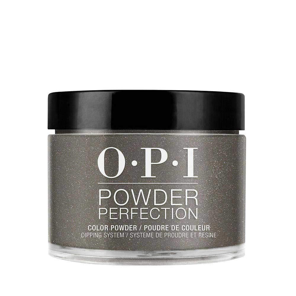 imageOPI Powder Perfection My Private Jet Opaque Dark Black Shimmer Nail Dipping Powder Acrylic Alternative