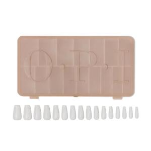 OPI GELevate Soft Gel, Nail Tips | Medium Length Extensions | Flexible & Natural Fit | 1 Box with 16 Sizes(Coffin Shape)