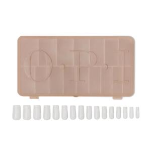 OPI GELevate Soft Gel, Nail Tips | Medium Length Extensions | Flexible & Natural Fit | 1 Box with 16 Sizes(Square Shape)