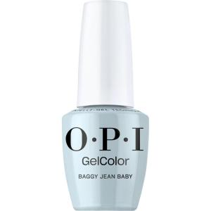 OPI GelColor | Opaque Crème and Sheer Shades | Long Lasting, UV Cure Gel Nail Polish with High Shine | Vegan & HEMA Free | What’s Your Mani-tude | Fall 2025(Baggy Jean Baby | Opaque Cool Blue Gray)