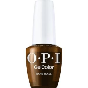 OPI GelColor | Opaque Crème and Sheer Shades | Long Lasting, UV Cure Gel Nail Polish with High Shine | Vegan & HEMA Free | What’s Your Mani-tude | Fall 2025(Band Tease | Semi-Sheer Dark Gold Brown Metallic)