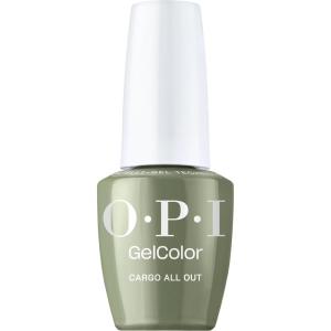 OPI GelColor | Opaque Crème and Sheer Shades | Long Lasting, UV Cure Gel Nail Polish with High Shine | Vegan & HEMA Free | What’s Your Mani-tude | Fall 2025(Cargo All Out | Opaque Cool Army Green)