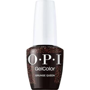 OPI GelColor | Opaque Crème and Sheer Shades | Long Lasting, UV Cure Gel Nail Polish with High Shine | Vegan & HEMA Free | What’s Your Mani-tude | Fall 2025(Grunge Queen | Semi-Sheer Dark Red-Copper Shimmer)