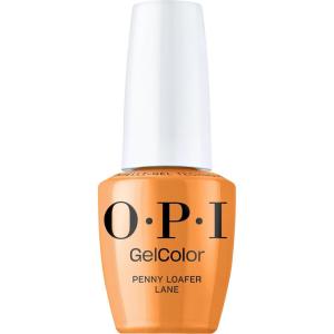 OPI GelColor | Opaque Crème and Sheer Shades | Long Lasting, UV Cure Gel Nail Polish with High Shine | Vegan & HEMA Free | What’s Your Mani-tude | Fall 2025(Penny Loafer Lane | Opaque Dark Yellow Marigold)