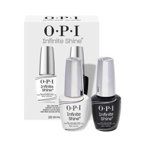 OPI Infinite Shine Long Wear Nail Polish | Clear Gel Like Nail Polish Base Coat & Top Coat | Vegan, Long Lasting, Protects Nails(2PC Base & Top Coat Duo Pack)