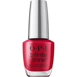 OPI Infinite Shine Nail Polish Colors | Semi-Sheer, Sheer Bright, Opaque & Shimmer Winter Shades | Long Lasting Wear | Good Enough to Treat Collection | Holiday 2025(Gumdrop tha Ball | Opaque Bright Warm Red Crème)