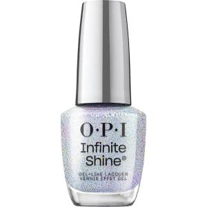 OPI Infinite Shine Nail Polish Colors | Semi-Sheer, Sheer Bright, Opaque & Shimmer Winter Shades | Long Lasting Wear | Good Enough to Treat Collection | Holiday 2025(Put the Icy in Spicy | Opaque Soft Cool Holographic Icy Blue Shimmer)