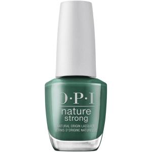 OPI Nature Strong Leaf by Example | Opaque Dark Green Crème Natural Origin Nail Polish | Plant Based, Vegan, Cruelty Free