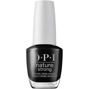 OPI Nature Strong Natural Origin 3-Step System | Botanical Base Coat, Top Coat, and Various Nail Polish Colors | High Shine + Color Protection | Eco-Friendly, Plant Based, Vegan, & Cruelty Free(Onyx Skies)