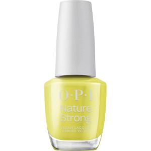 OPI Nature Strong Natural Origin 3-Step System | Botanical Base Coat, Top Coat, and Various Nail Polish Colors | High Shine + Color Protection | Eco-Friendly, Plant Based, Vegan, & Cruelty Free(Give Me Some Suga Cane | Opaque Bright Warm Yellow-Green)