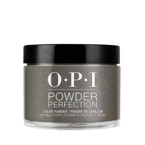 OPI Powder Perfection My Private Jet | Opaque Dark Black Shimmer Nail Dipping Powder | Acrylic Alternative