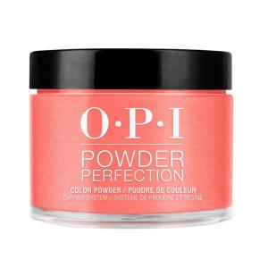 OPI Powder Perfection Nail Dipping Powder(Totally Red-ical | Opaque Bright Warm Red Orange)