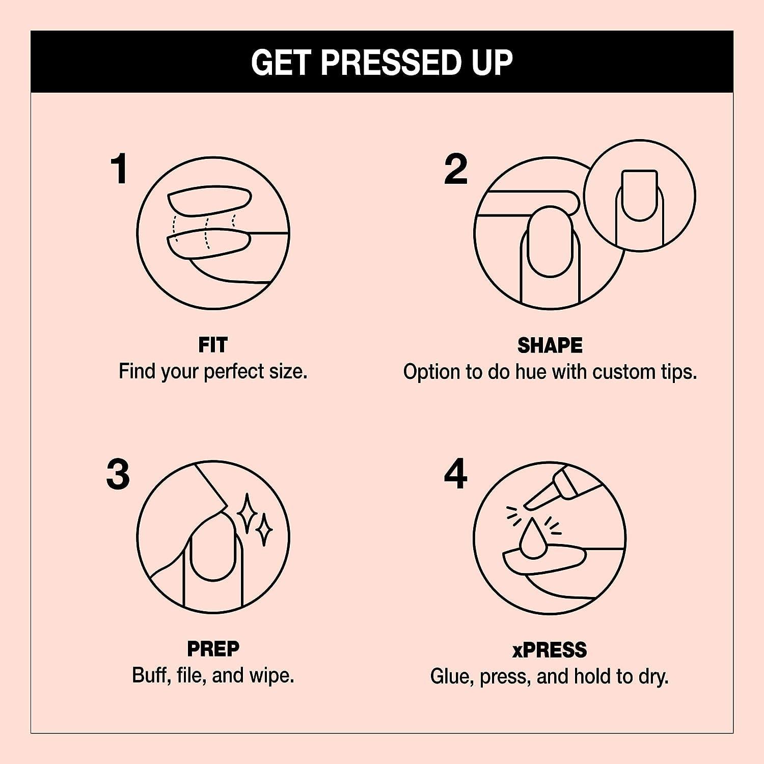 imageBundle of OPI xPressOn Press On Nails With Nail Glue Long Neutral Coffin Shape Nails Bubble Bath OPI ProSpa Nail and Cuticle Oil 05 fl oz