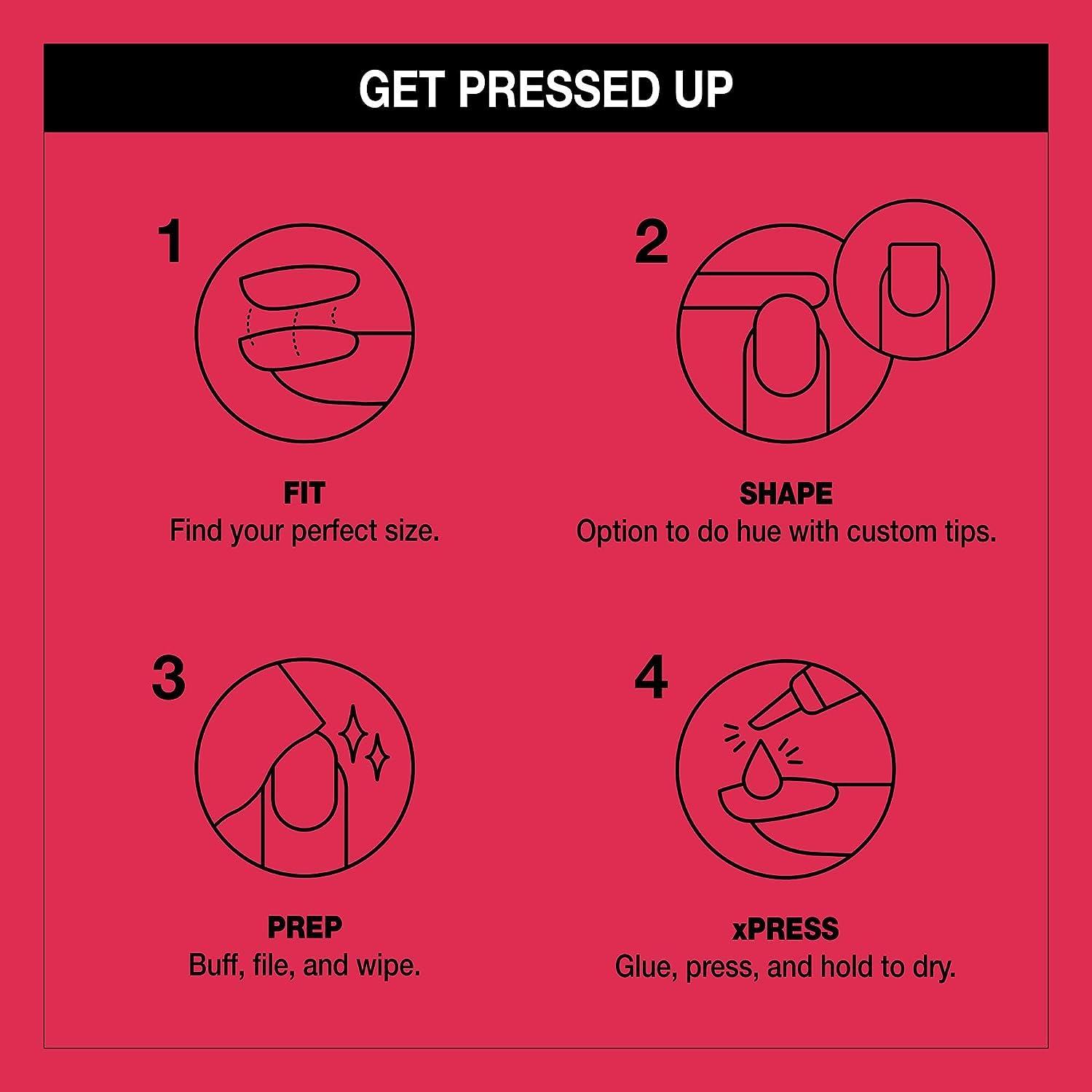 imageBundle of OPI xPressOn Press On Nails With Nail Glue Short Pink NailsStrawberry Margarita OPI ProSpa Nail and Cuticle Oil 05 fl oz