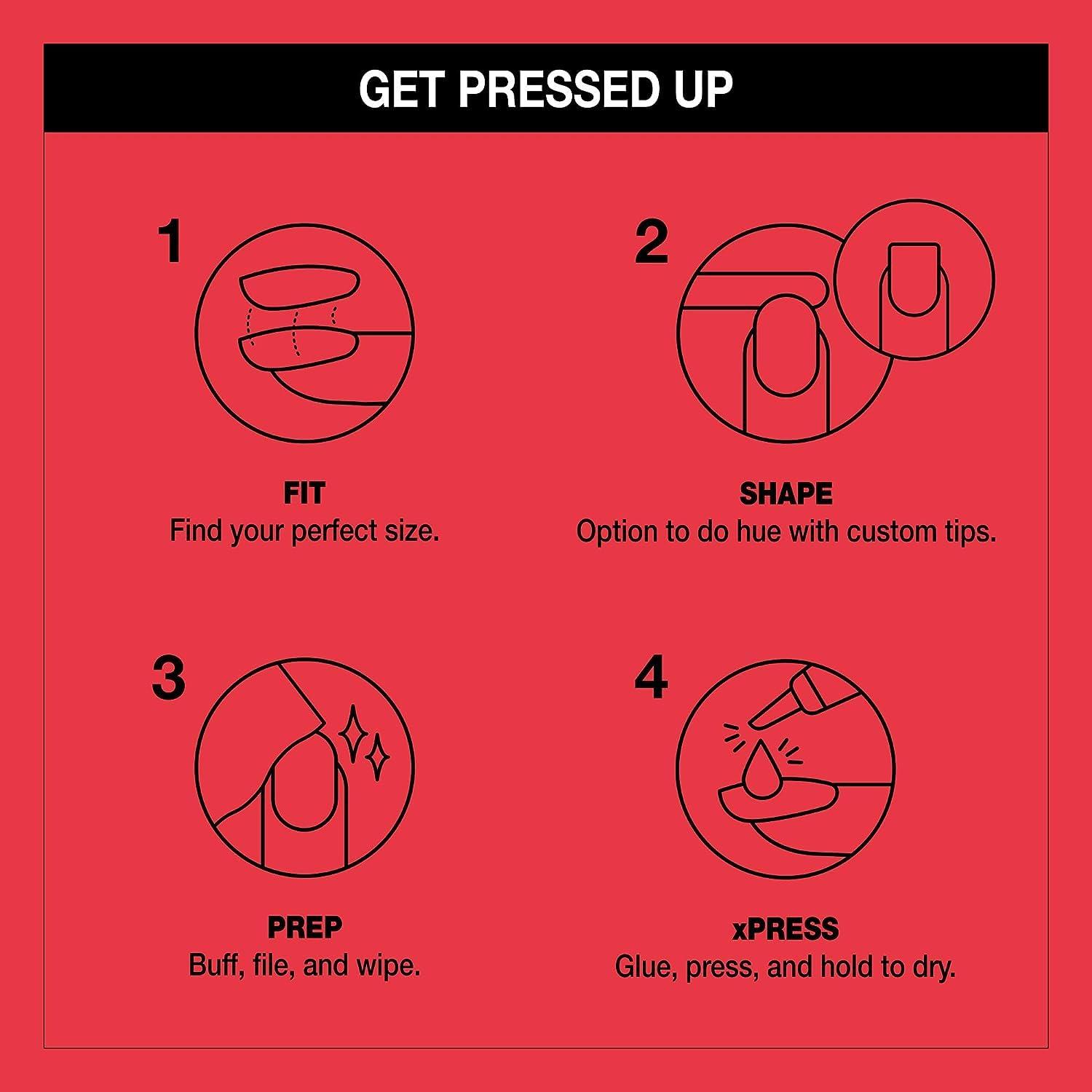 imageBundle of OPI xPressOn Press On NailsWith Nail Glue Short Red Nails Cajun Shrimp OPI Repair Mode Bond Building Nail Serum Clear 03 fl oz