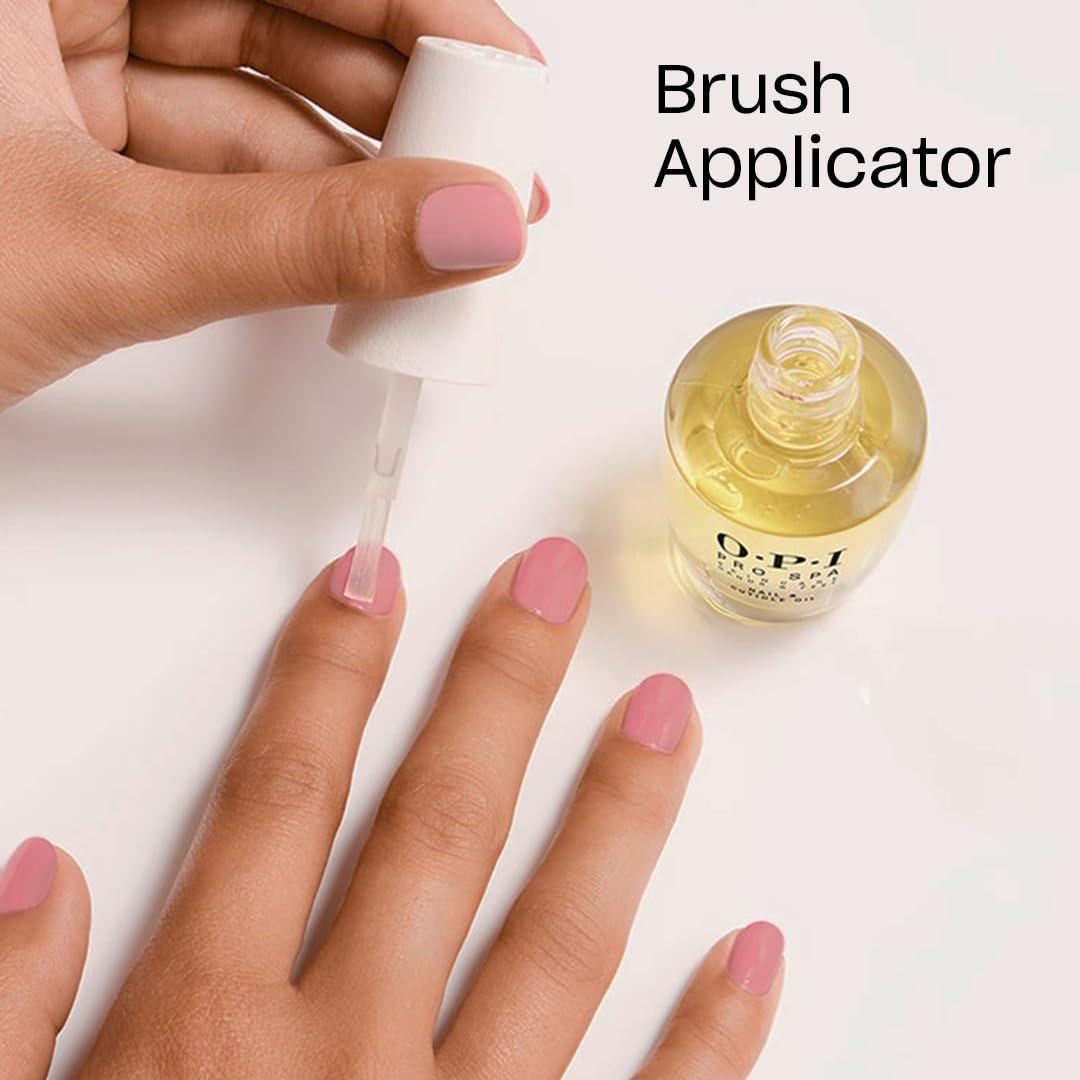 imageOPI ProSpa Nail and Cuticle Oil Cuticle Oil Bottle for Nails amp Dry Hands Strengthens Cuticles for Nail Growth05 Fl Oz Pack of 1