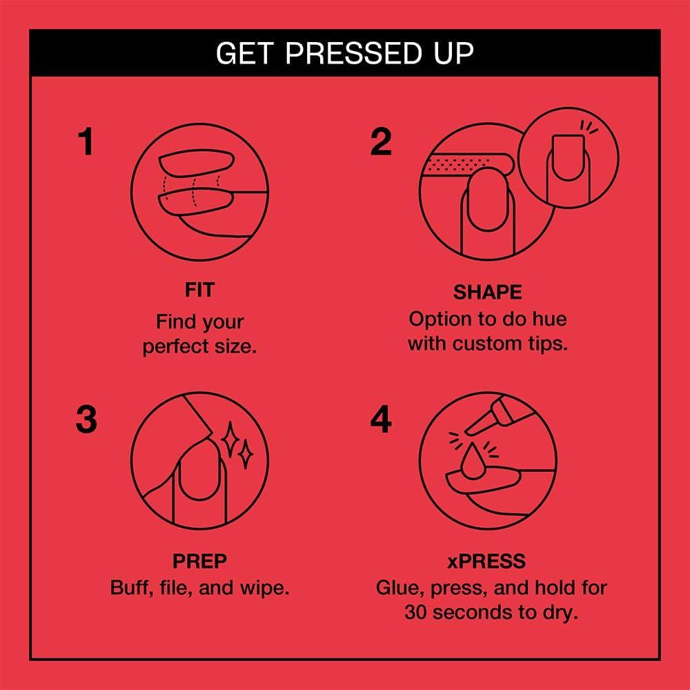 imageOPI xPRESSON Press on Nails Long Almond Shape Nail Art 30 Count With Glue Instant GelLike Salon Manicure Hello Kitty Limited Edition CollectionBowtiful