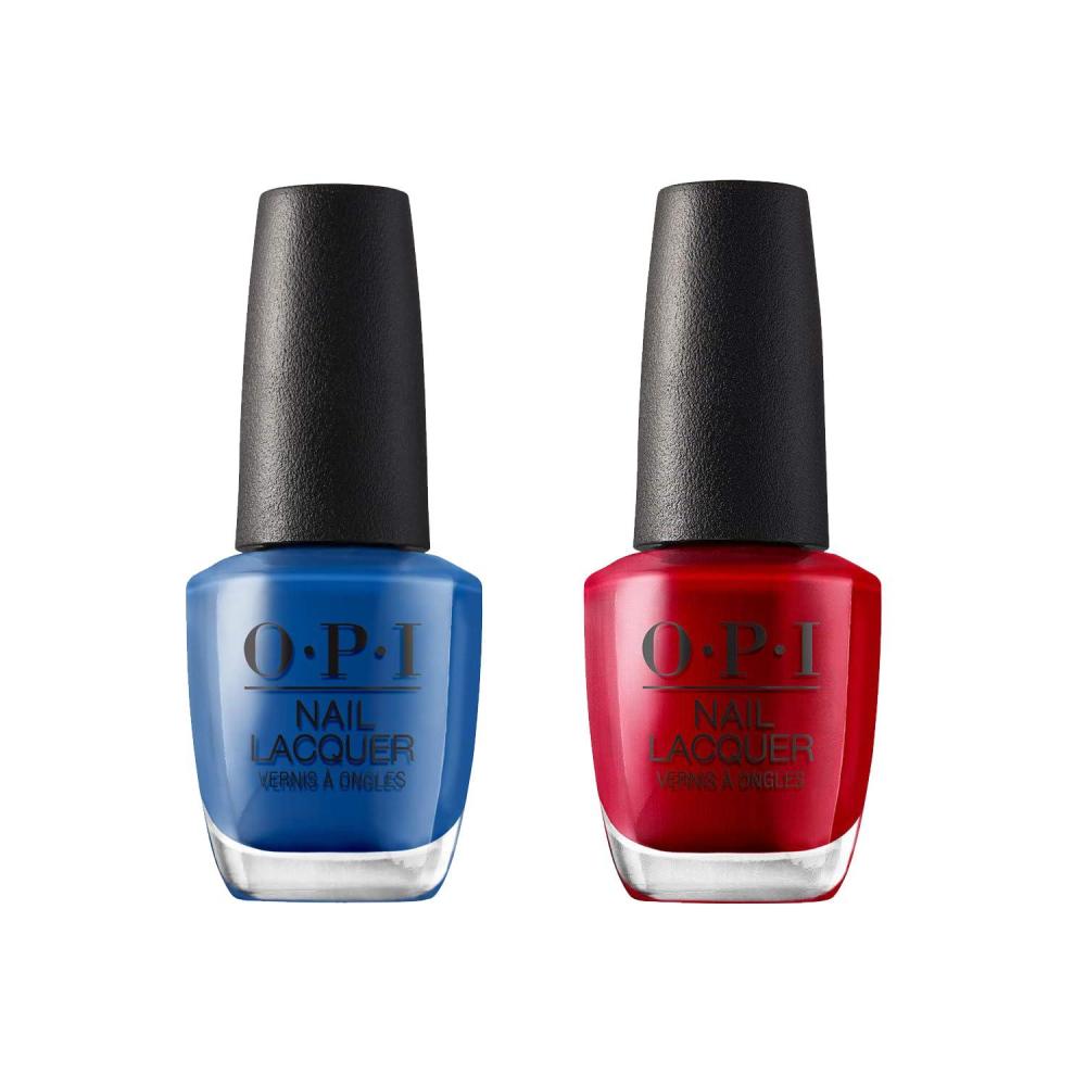 imageBundle of OPI Nail Lacquer Mi Casa Es Blue Casa  OPI Nail Lacquer Red Hot Rio Buffalo 05 fl oz
