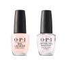 imageBundle of OPI Nail Lacquer Bubble Bath Nude Nail Polish 05 Fl Oz  OPI Natural Nail Base Coat Nail Polish Base Coat 05 fl oz