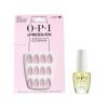 imageBundle of OPI xPressOn Press On Nails With Nail Glue Short Neutral Nails Dont Bossa Nova Me Around  OPI ProSpa Nail and Cuticle Oil 05 fl oz