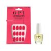 imageBundle of OPI xPressOn Press On Nails With Nail Glue Short Pink NailsStrawberry Margarita  OPI ProSpa Nail and Cuticle Oil 05 fl oz