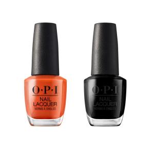 Bundle of OPI Nail Lacquer, Suzi Needs A Loch-Smith + OPI Nail Lacquer, Black Onyx, Cincinnati, 0.5 fl oz